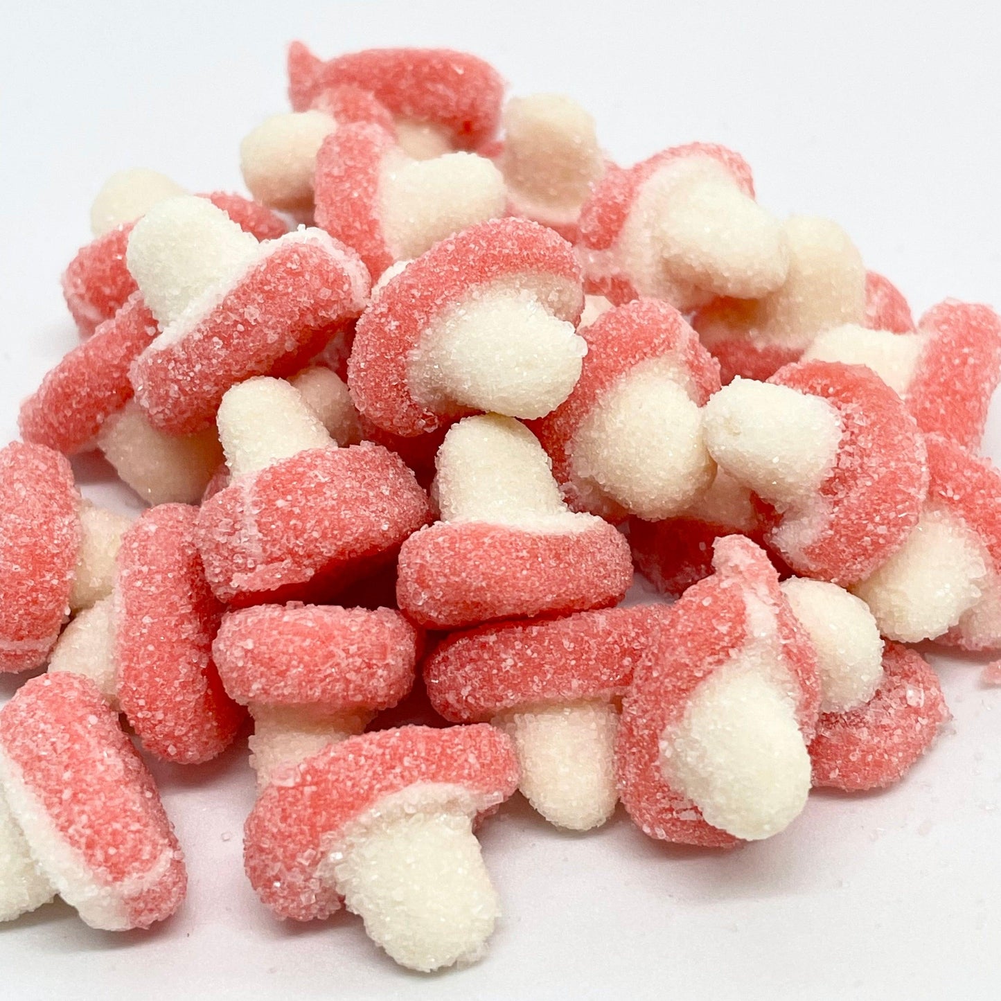 Delight your taste buds with Fizzy Magic Mushrooms! These tasty, sugar coated, foam mushrooms not only provide a fun fizzy taste, but are sure to be a hit with everyone.