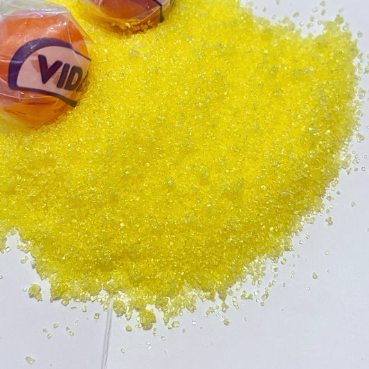 lemon sherbet with 2 lollies

