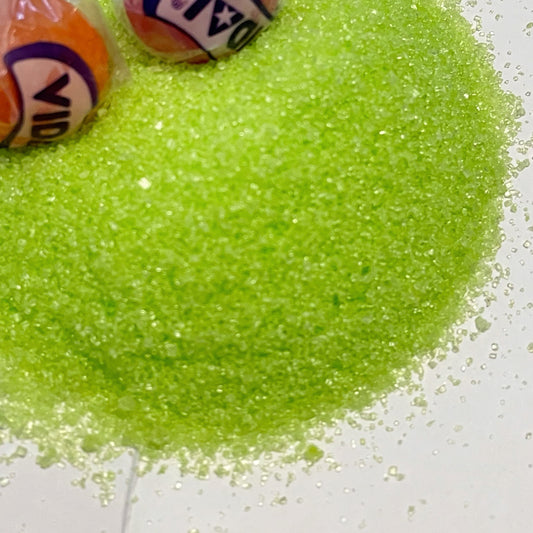 30g lime sherbet and two lollies available at that sweet place
