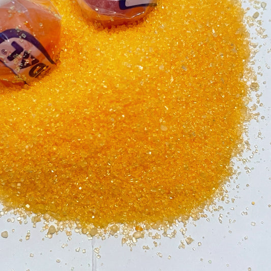 orange sherbet with 2 lollies 