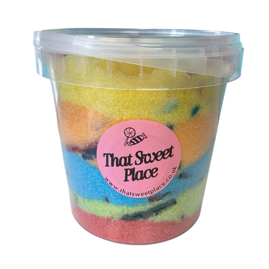 1100 g sherbet and sweet ayered tub with lollies